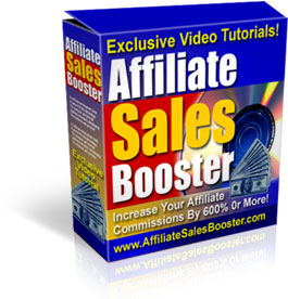 Affiliate sales booster
