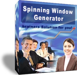 Spinning window generator